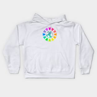 Bell Ringing - WORLDWIDE BELLS A - for Environment, Peace & Diversity Kids Hoodie